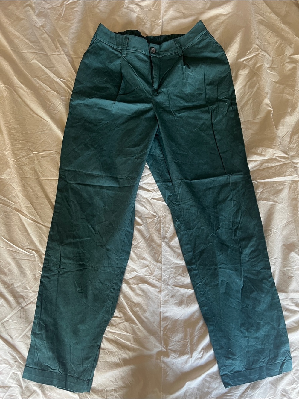 A New Day Women's Teal Green Straight-Leg Pants